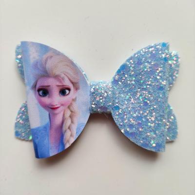 noeud simili princesse elsa reine des neiges  80*55mm