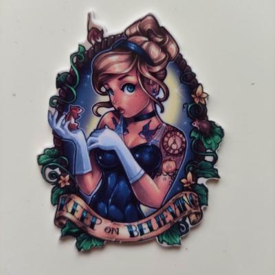 cabochon en résine princesse cendrillon 55*70mm