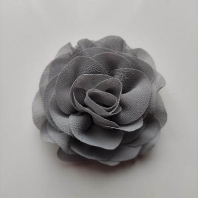 fleur en mousseline gris  70mm