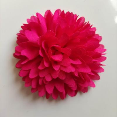 fleur mousseline 90mm rose fuchsia