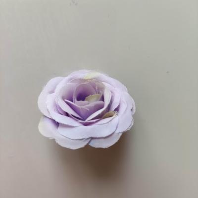 petite fleur artificielle en tissu 30mm mauve