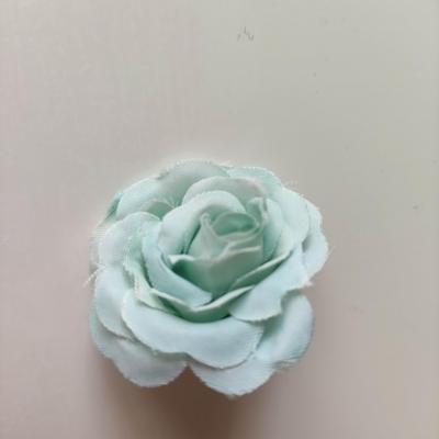 petite fleur artificielle en tissu 30mm vert clair