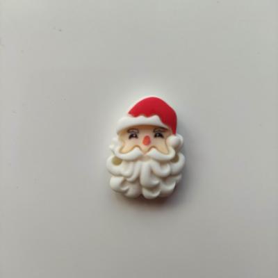 embellissement pere noel fimo  25*20mm