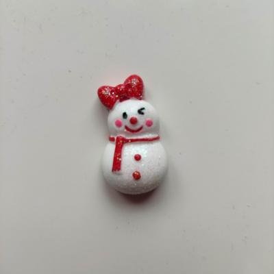 bonhomme de neige en resine noel 16*26mm