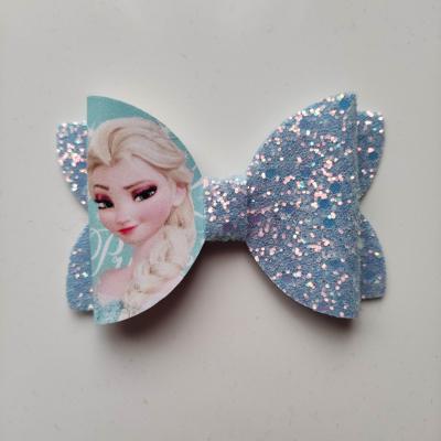 noeud simili princesse elsa reine des neiges  80*55mm (2)