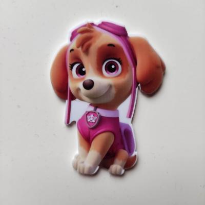 Cabochon  plat en résine skye paw patrol 55*40mm