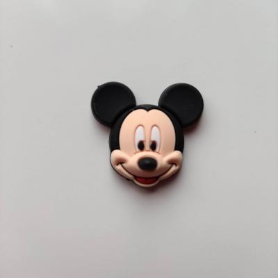 Cabochon mickey plat en silicone 25*25mm