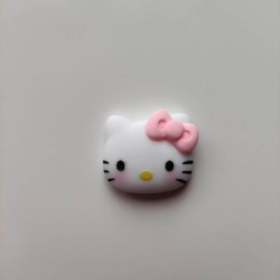 Cabochon chat hello kitty plat en résine 20*18mm