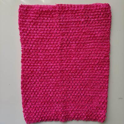 bustier tube crochet  pour tutu rose fuchsia  25*30cm