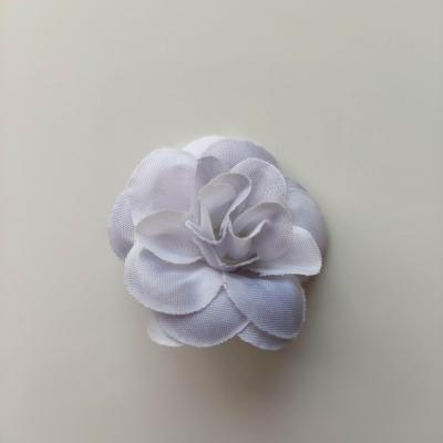 Fleur  artificielle en tissu  40mm gris