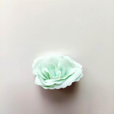 40mm fleur en tissu  vert