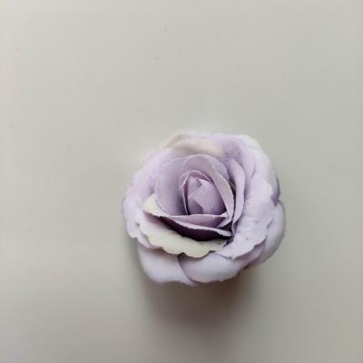 40mm fleur en tissu  40mm mauve