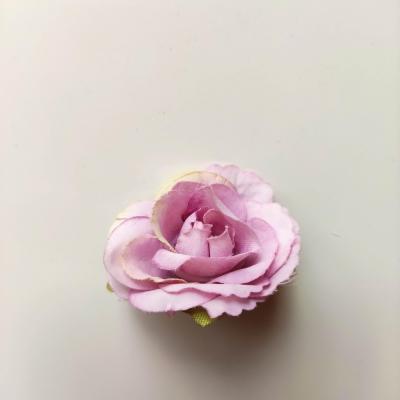 40mm fleur en tissu  40mm mauve clair