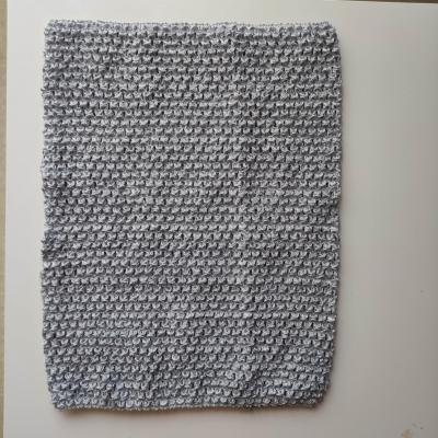 bustier tube crochet  pour tutu gris  25*30cm
