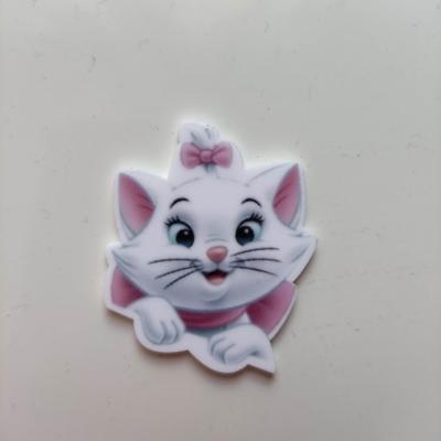 Cabochon plat en résine marie aristochat 40*32mm