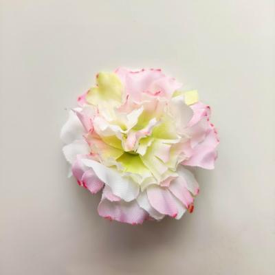 fleur artificielle en tissu de 45mm rose, jaune et blanc