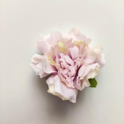 fleur artificielle en tissu de 45mm vieux rose