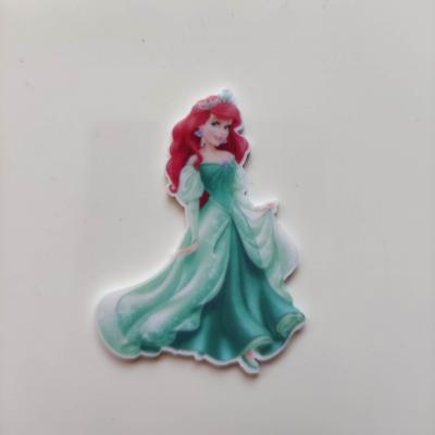 cabochon plat en résine  princesse ariel petite sirene  35*50mm