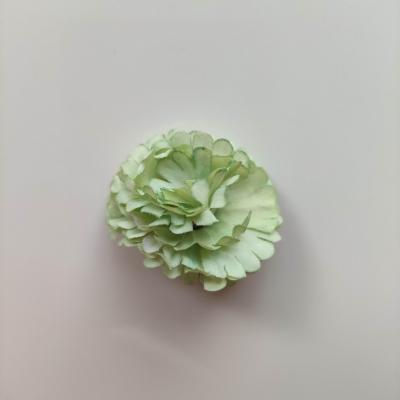 fleur en tissu mini oeillet de 30mm vert clair