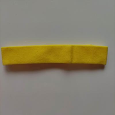 Bandeau bébé  extensible jaune