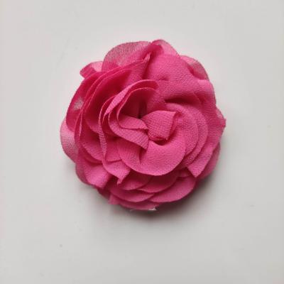 fleur en mousseline rose   70mm