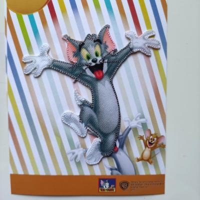 Ecusson , patch  à repasser  tom de tom & jerry 7,5*9cm