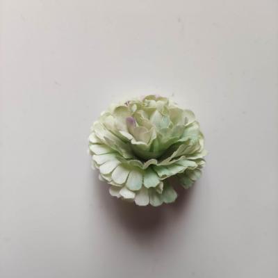 fleur en tissu mini oeillet de 30mm vert**