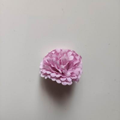 fleur en tissu mini oeillet de 30mm lilas