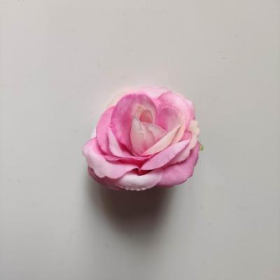40mm fleur en tissu rose