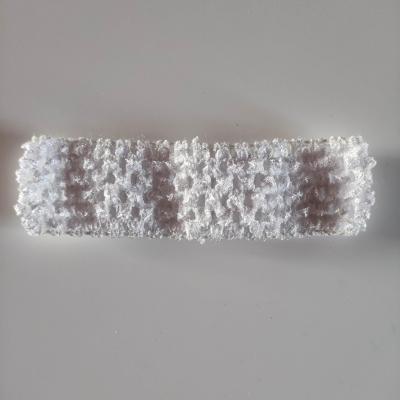 Bandeau crochet extensible blanc