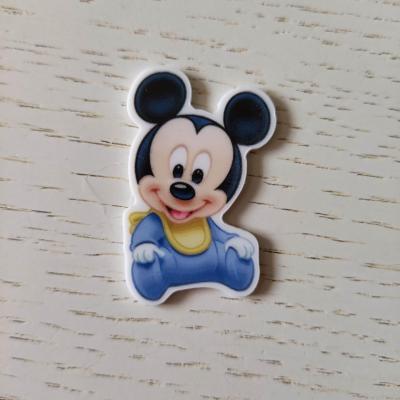 Cabochon plat en résine mickey baby 45*30mm