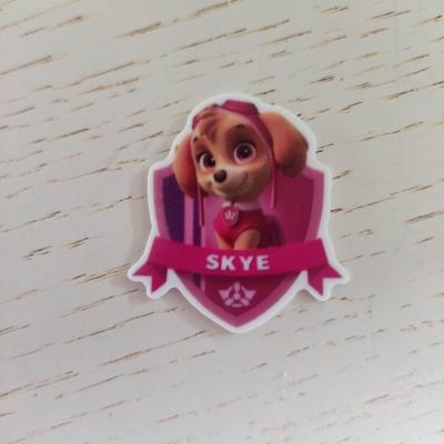 Cabochon plat en résine skye paw patrol 37*40mm