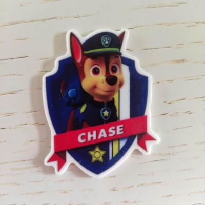 Cabochon plat en résine chase paw patrol 35*45mm