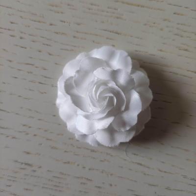 fleur en tissu blanche de 45 mm