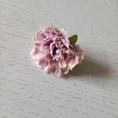 fleur artificielle en tissu de 45mm vieux rose