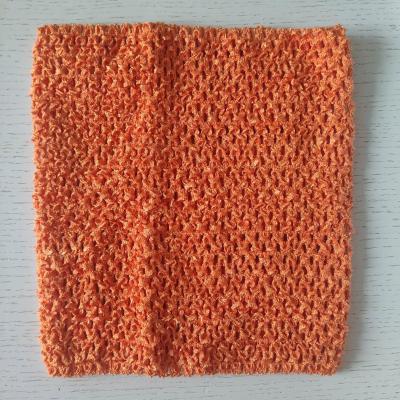 bustier tube crochet  pour tutu orange 20*23cm