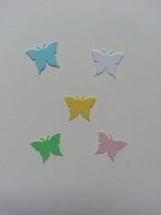 Lot de 5 sequins papillon 15*15 mm