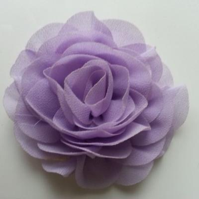 fleur en mousseline mauve 70mm