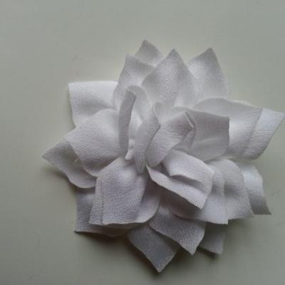 fleur en tissu blanc 70mm