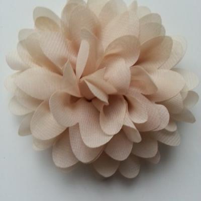 fleur mousseline beige  10cm