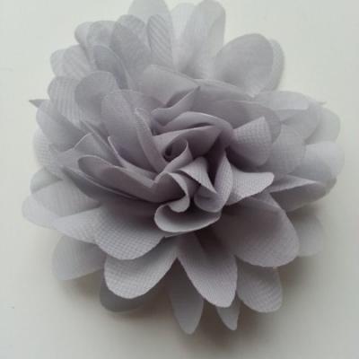 fleur mousseline gris  10cm