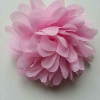 fleur mousseline rose  10cm