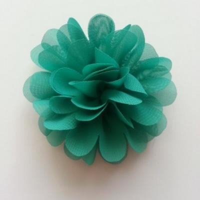 fleur mousseline verte 60mm