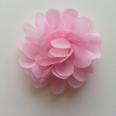 fleur mousseline rose 60mm