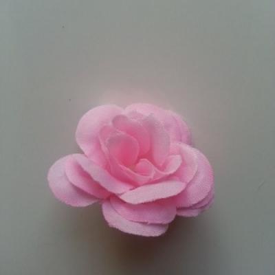 Fleur  artificielle en tissu  40mm rose