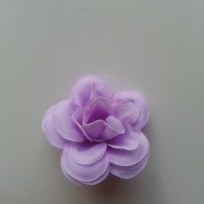 Fleur  artificielle en tissu  40mm mauve