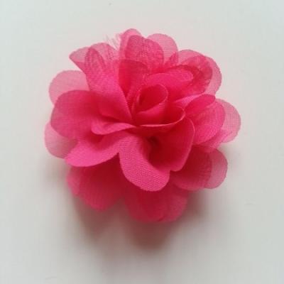 fleur mousseline   50mm rose fuchsia