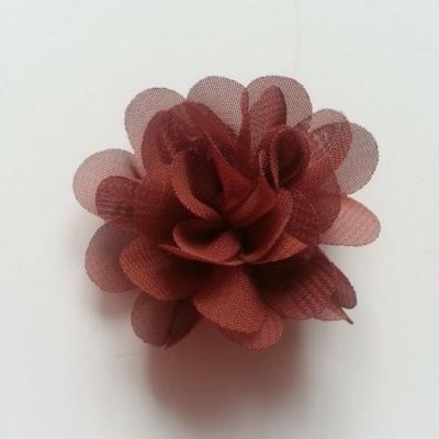 fleur mousseline   50mm marron