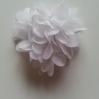 fleur mousseline blanc 10cm
