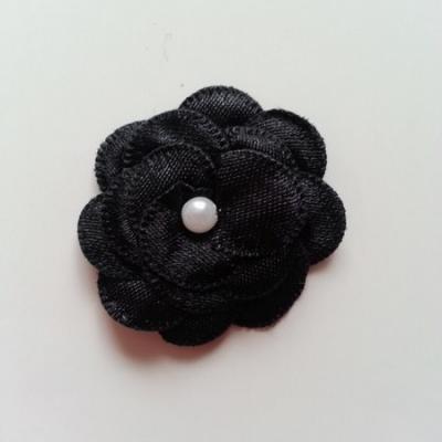 fleur satin 35mm noir